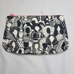 IPSY Black and White Women Zippered Cosmetics Bag Makeup Bag Only by PC Witte